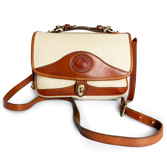 Dooney & Bourke All Weather Leather Vintage Carrier Shoulder Bag Style B… - Picture 3 of 10